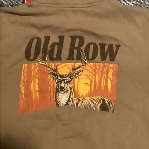 Old Row Men's Beige Hoodie
